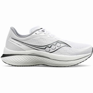 White / Black Saucony Endorphin Speed 3 Men's Running Shoes | Philippines S01865-Q92