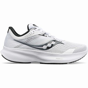 White / Black Saucony Ride 16 Women's Running Shoes | Philippines S38451-Q57