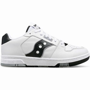 White / Black Saucony Spot-Bilt™ Sonic Low Women's Sneakers | Philippines S08456-W41