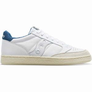 White / Blue Saucony Jazz Court Athletic Women's Sneakers | Philippines S65901-Z70