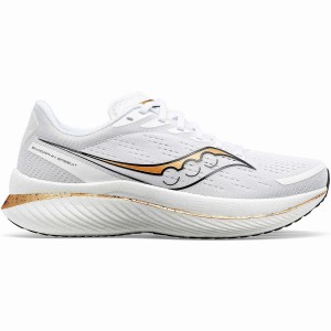 White / Gold Saucony Endorphin Speed 3 Men's Running Shoes | Philippines S76852-X62