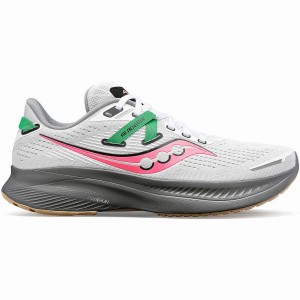 White / Grey Saucony Guide 16 Women's Running Shoes | Philippines S36145-G25