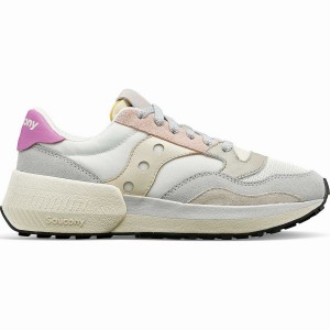 White / Grey / Rose Saucony Jazz NXT Women's Sneakers | Philippines S80269-A94