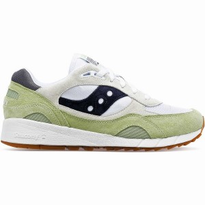 White / Mint / Navy Saucony Shadow 6000 Men's Sneakers | Philippines S95671-T81