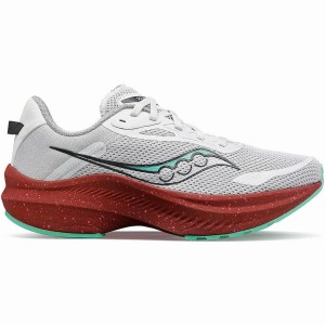 White / Red Saucony Axon 3 Women's Running Shoes | Philippines S26530-P36