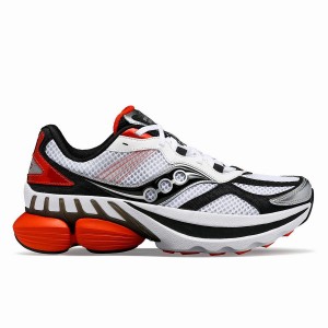 White / Red Saucony Grid NXT Men's Sneakers | Philippines S37204-G85