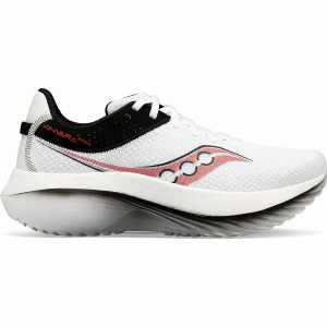 White / Red Saucony Kinvara Pro Men's Running Shoes | Philippines S90253-L18