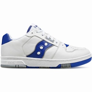 White / Royal Saucony Spot-Bilt™ Sonic Low Men's Sneakers | Philippines S29460-U89