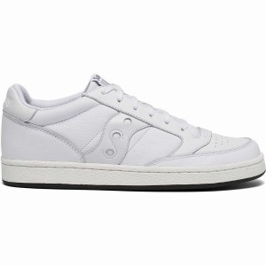 White / White Saucony Jazz Court Men's Sneakers | Philippines S04817-R76