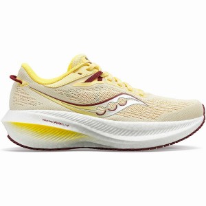 Yellow Saucony Triumph 21 Women's Running Shoes | Philippines S83697-N01