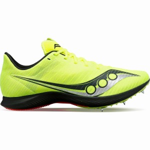 Yellow / Black Saucony Velocity MP Men's Track Spikes | Philippines S13956-H47