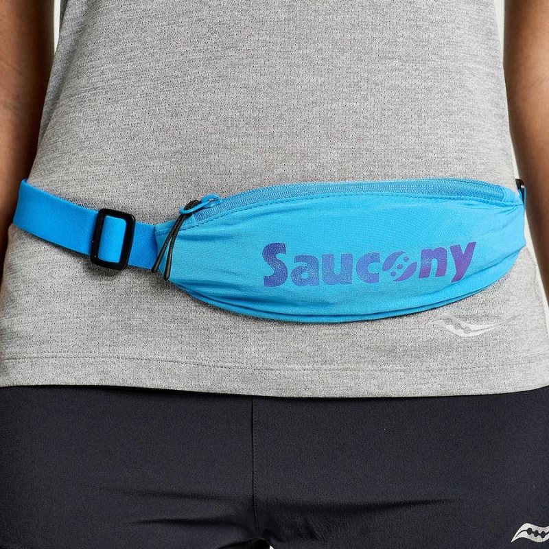 AZURE Saucony Outpace Run Belt Men\'s Belt Bags | Philippines S56890-S94