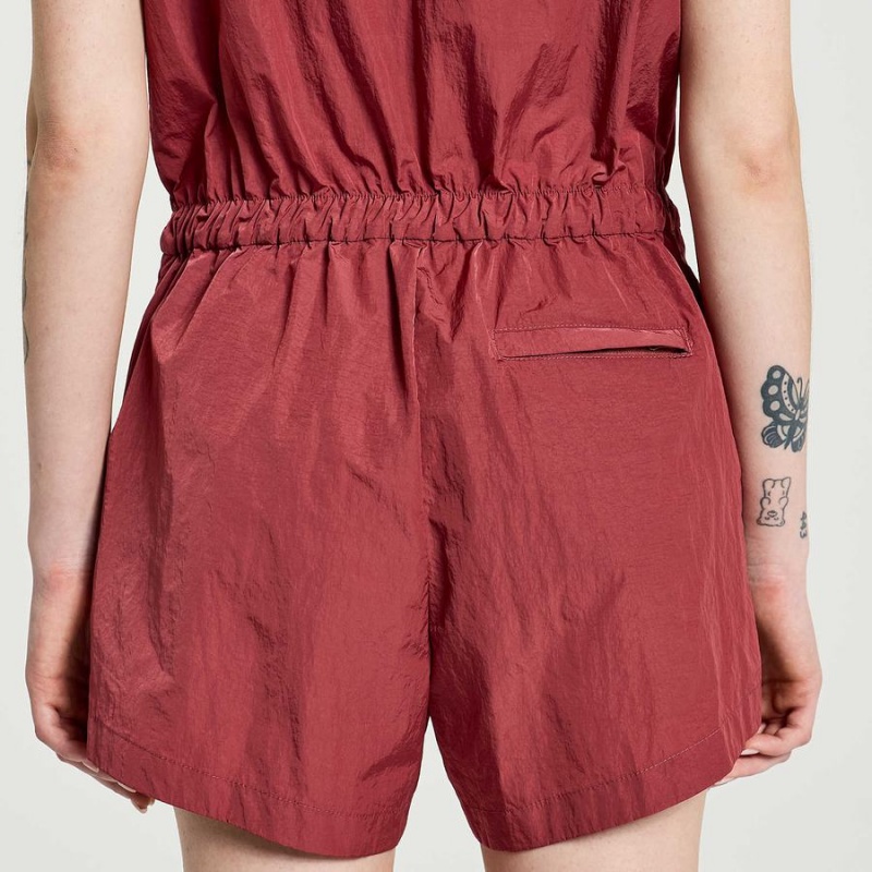 Apple Butter Saucony Unwind Romper Women's Jumpsuit | Philippines S81025-Q92