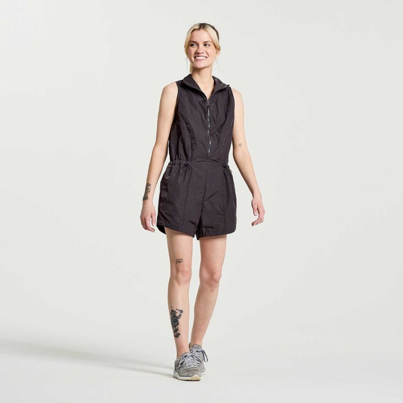 Basalt Saucony Unwind Romper Women's Jumpsuit | Philippines S18503-L59