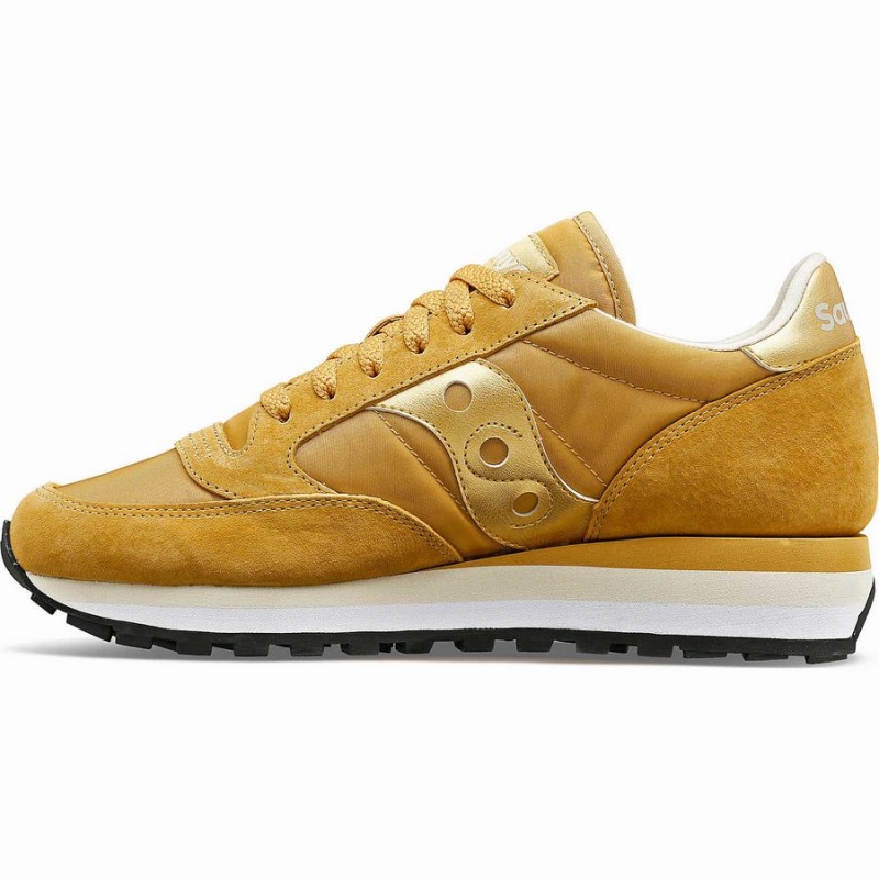 Beige Saucony Jazz Triple Women's Sneakers | Philippines S05462-V52