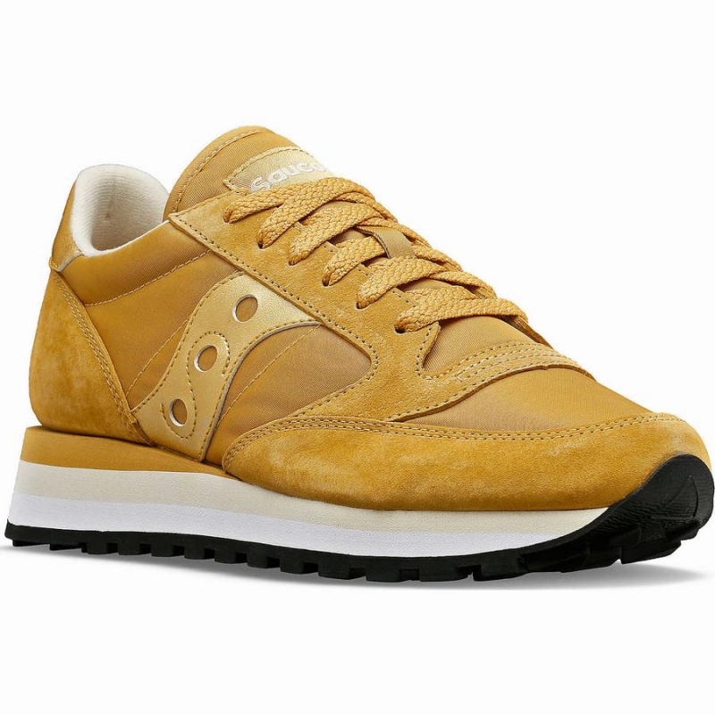 Beige Saucony Jazz Triple Women's Sneakers | Philippines S05462-V52