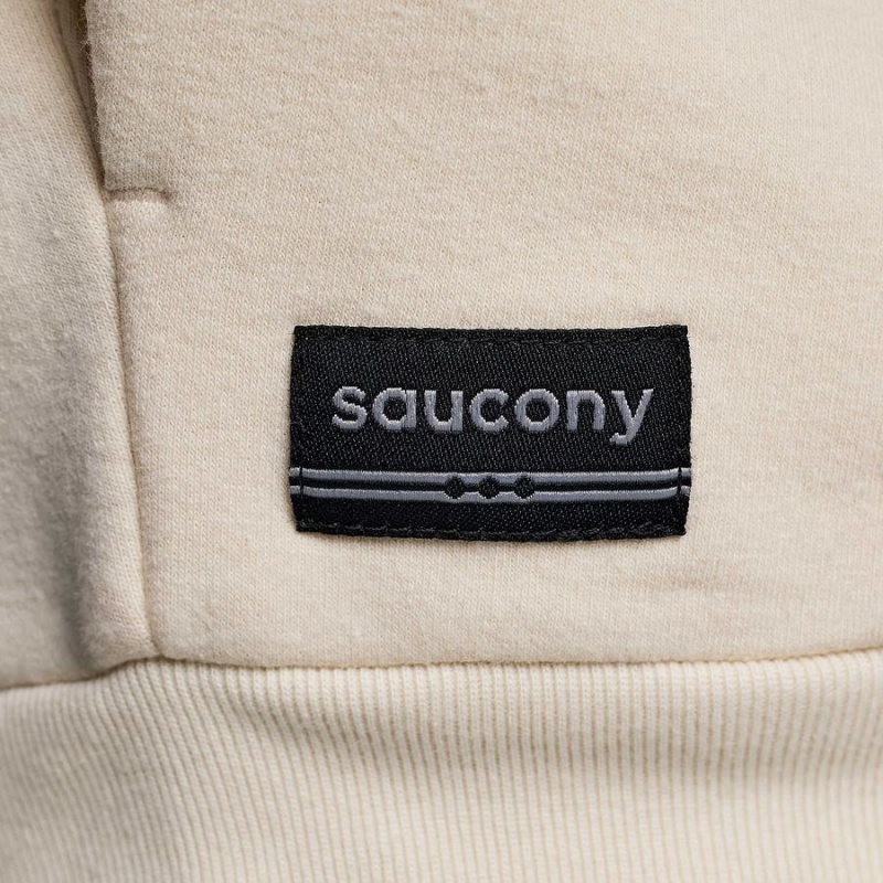 Beige Saucony Recovery Crew Women's Sweatshirt | Philippines S80956-G15