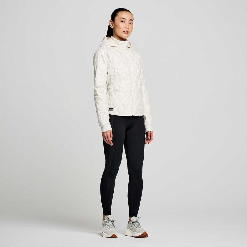 Beige Saucony Solstice Oysterpuff Women's Jackets | Philippines S26153-D16