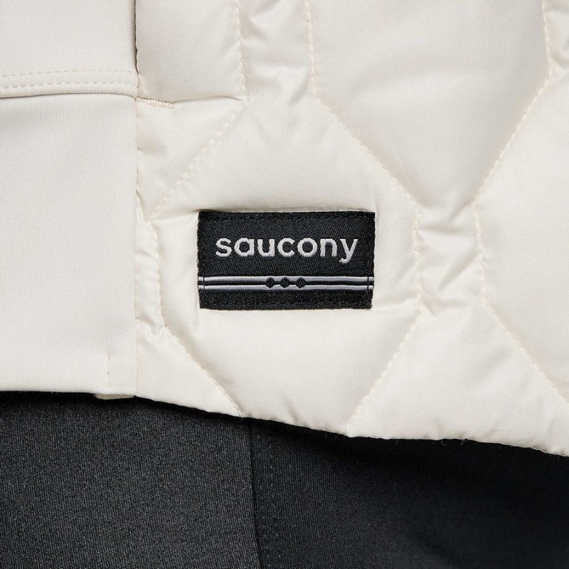 Beige Saucony Solstice Oysterpuff Women's Jackets | Philippines S26153-D16