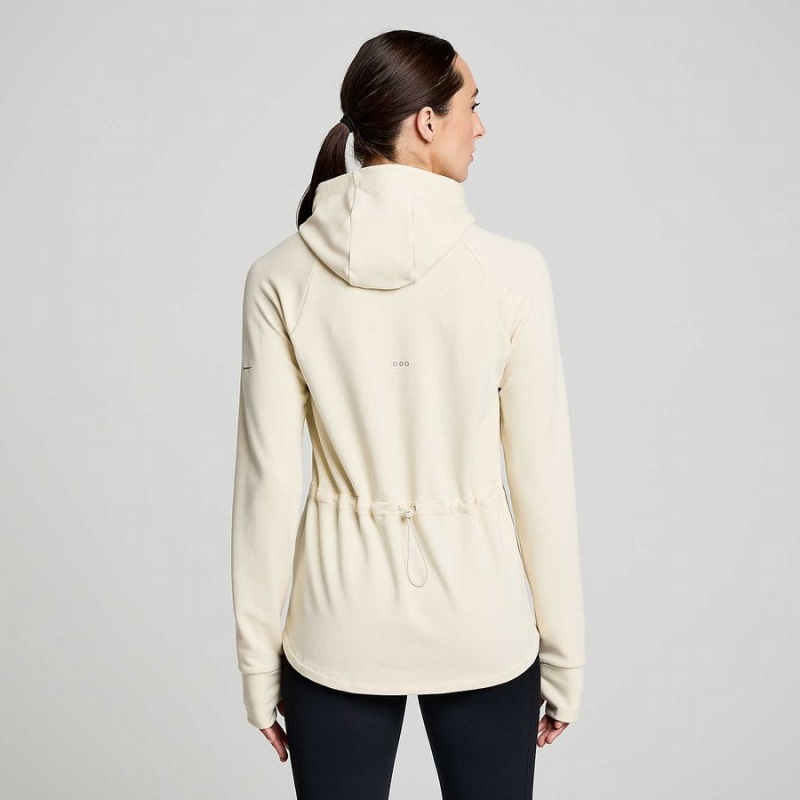 Beige Saucony Triumph Tunic Women's Hoodie | Philippines S37491-Y12