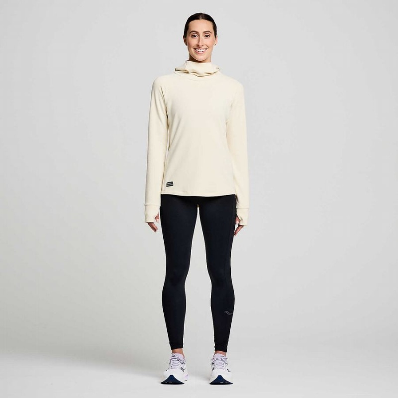 Beige Saucony Triumph Tunic Women's Hoodie | Philippines S37491-Y12