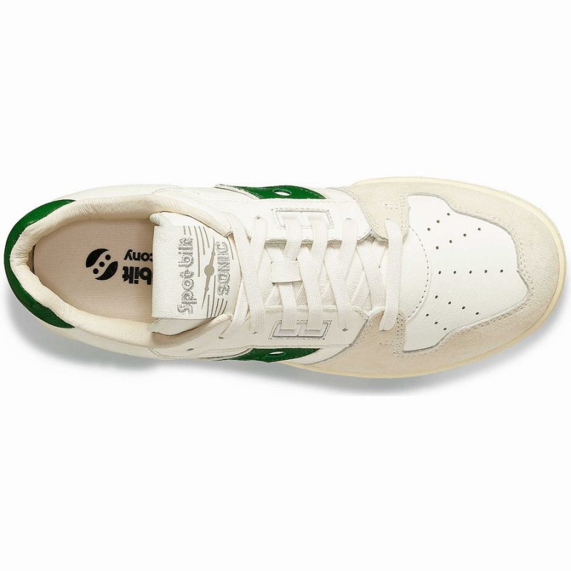 Beige / Green Saucony Spot-Bilt™ Sonic Low Premium Women's Sneakers | Philippines S57126-T68