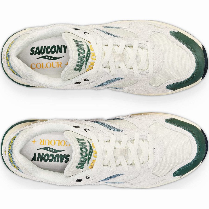 Beige / Green Saucony x Colour Plus Grid Shadow 2 Women's Sneakers | Philippines S58071-M63