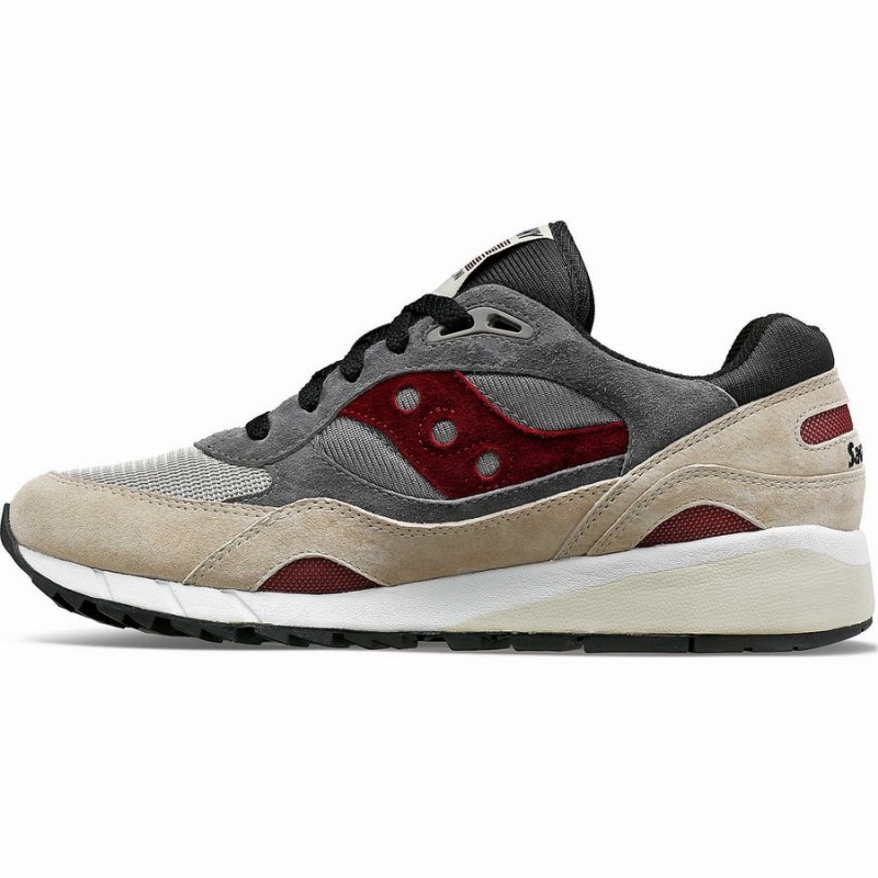 Beige / Grey Saucony Shadow 6000 Men's Sneakers | Philippines S06589-B65