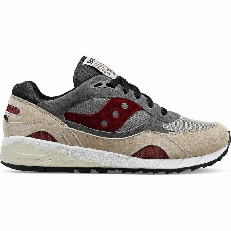 Beige / Grey Saucony Shadow 6000 Men\'s Sneakers | Philippines S06589-B65