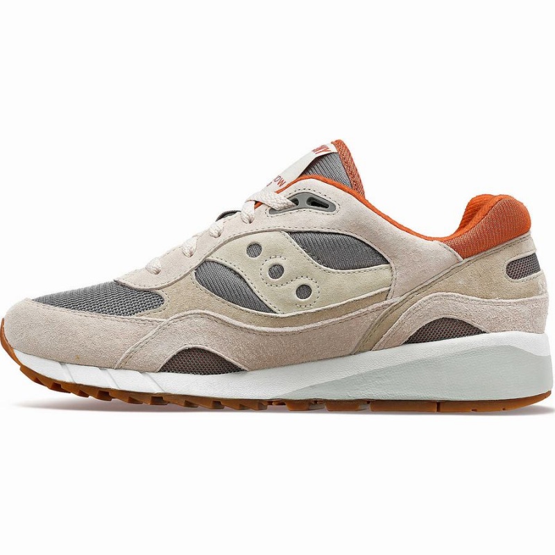 Beige / Grey Saucony Shadow 6000 Men's Sneakers | Philippines S61789-X76