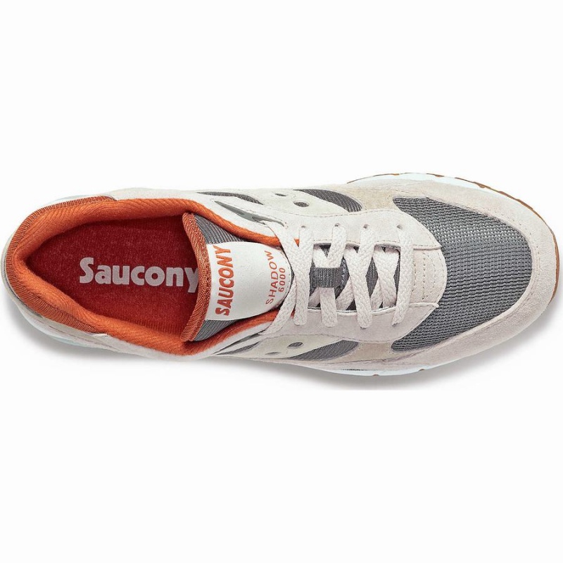 Beige / Grey Saucony Shadow 6000 Men's Sneakers | Philippines S61789-X76