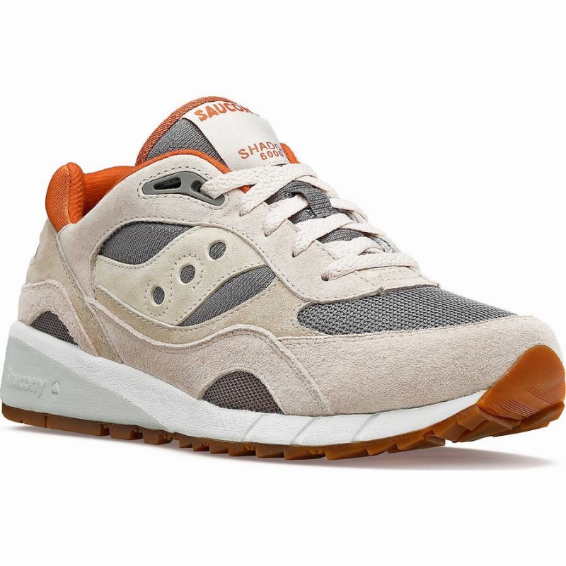 Beige / Grey Saucony Shadow 6000 Men's Sneakers | Philippines S61789-X76