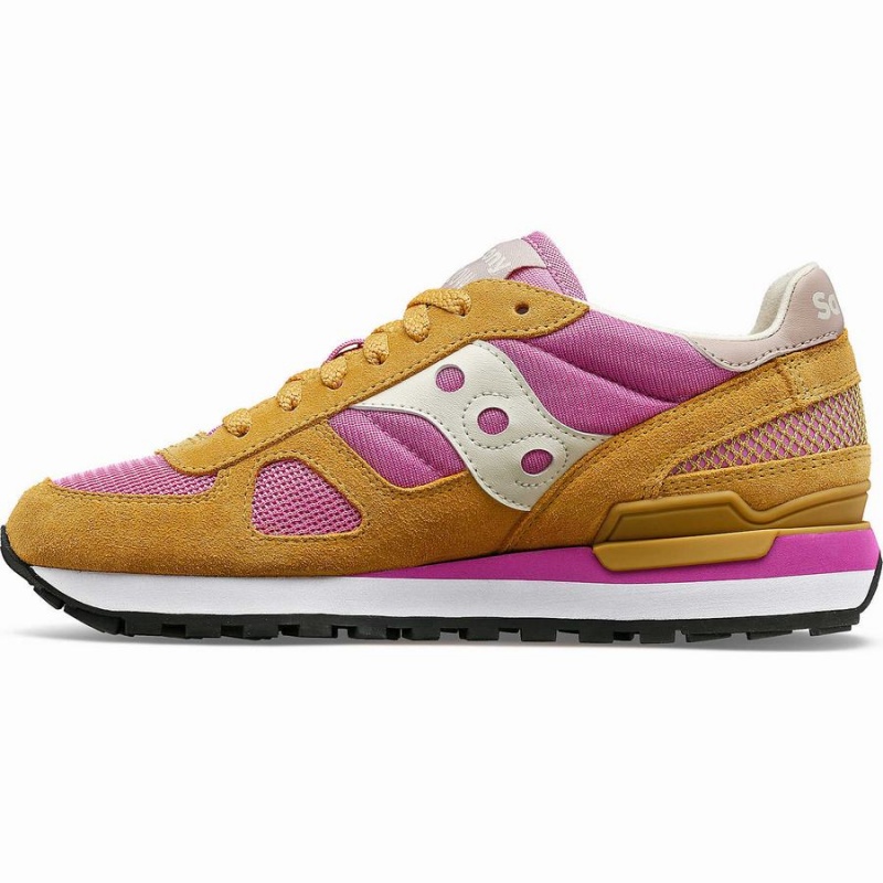 Beige / Pink Saucony Shadow Original Women's Sneakers | Philippines S96710-A29