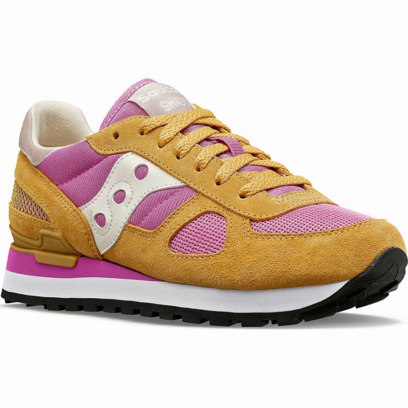 Beige / Pink Saucony Shadow Original Women's Sneakers | Philippines S96710-A29