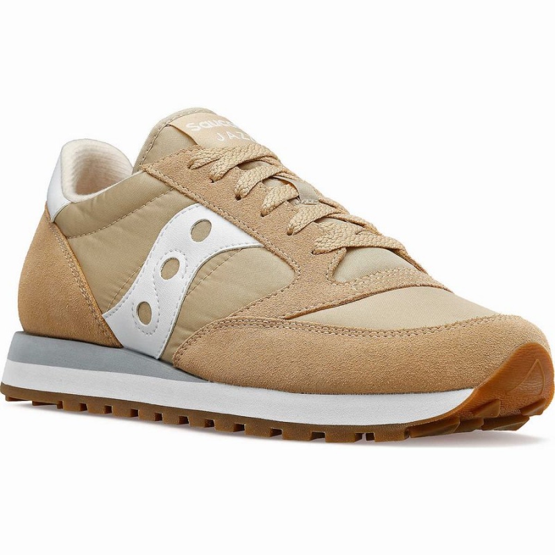 Beige / White Saucony Jazz Original Women's Sneakers | Philippines S80273-U59