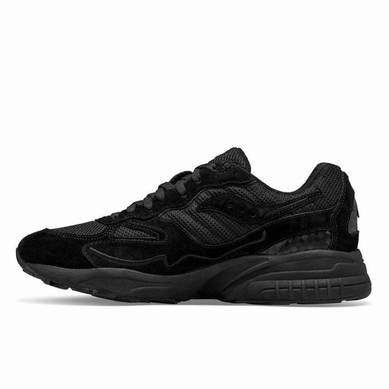 Black Saucony 3D Grid Hurricane Event Horizon Women's Sneakers | Philippines S02917-H01