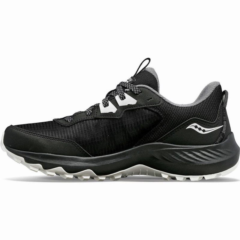 Black Saucony Aura TR Wide Women's Running Shoes | Philippines S36501-R93