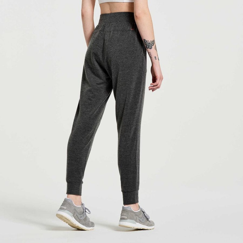 Black Saucony Boston Women's Pants | Philippines S87415-N78