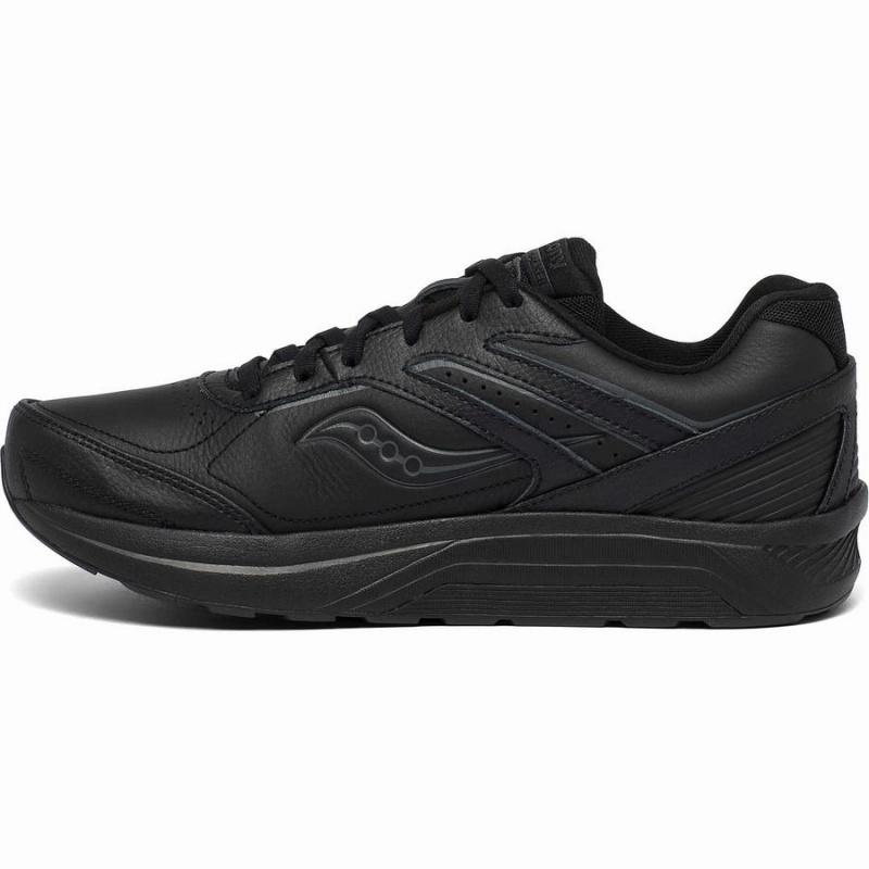 Black Saucony Echelon Walker 3 Men's Walking Shoes | Philippines S02541-B35