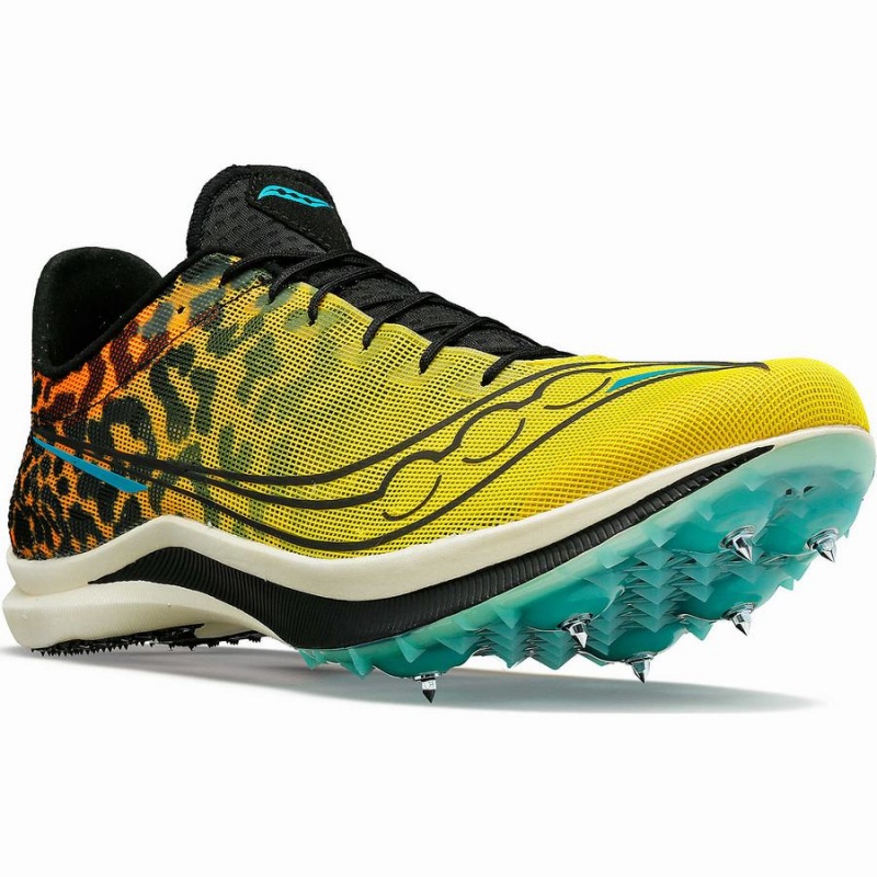 Black Saucony Endorphin Cheetah Women's Track Spikes | Philippines S97521-R43