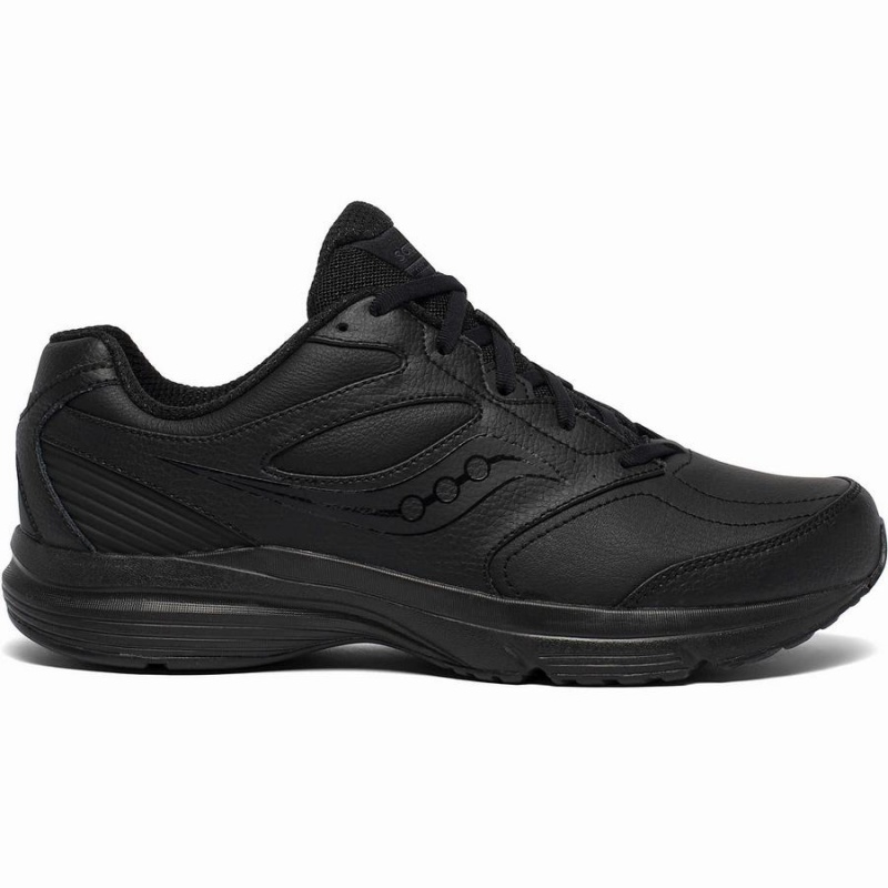 Black Saucony Integrity Walker 3 Wide Men\'s Walking Shoes | Philippines S09786-B29