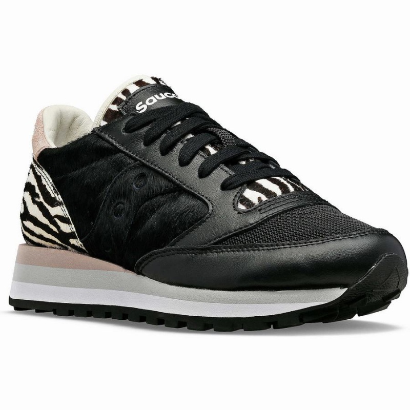 Black Saucony Jazz Triple Women's Sneakers | Philippines S85374-E15