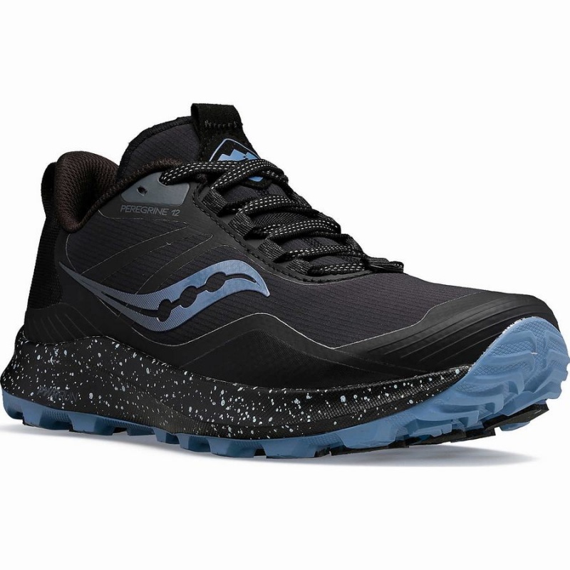 Black Saucony Peregrine ICE+ 3 Women's Running Shoes | Philippines S64793-D92