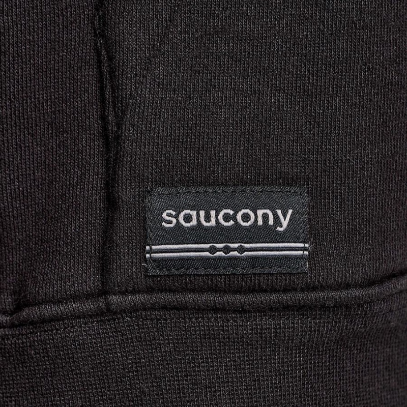 Black Saucony Recovery Hoody Men's Hoodie | Philippines S30754-F35