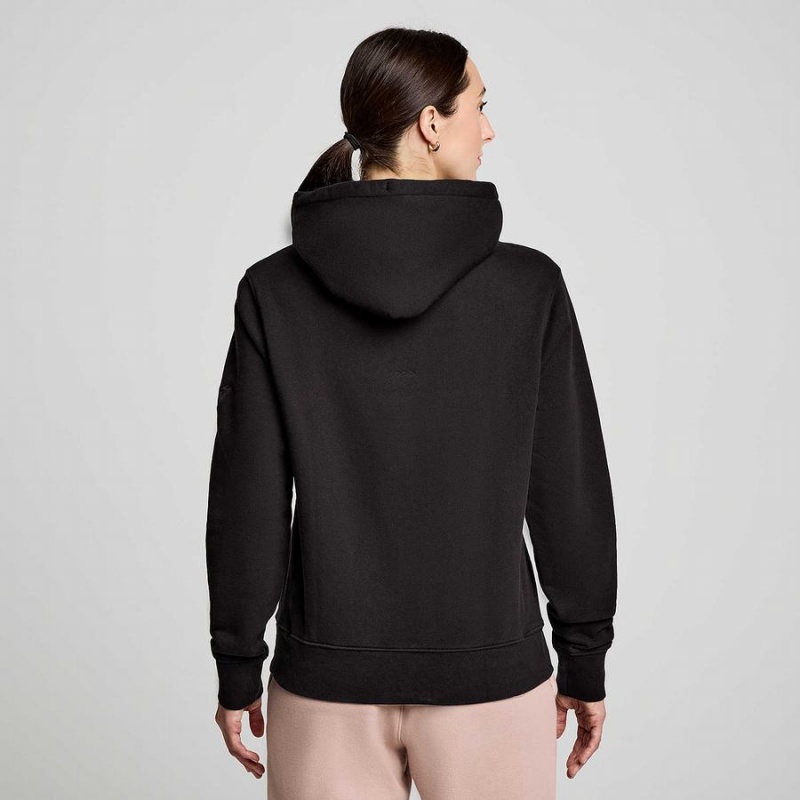 Black Saucony Recovery Hoody Women's Hoodie | Philippines S89751-D61