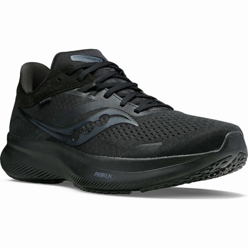 Black Saucony Ride 16 Men's Running Shoes | Philippines S72045-C60