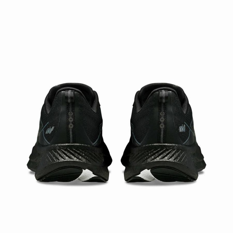 Black Saucony Ride 17 Men's Running Shoes | Philippines S51472-V01