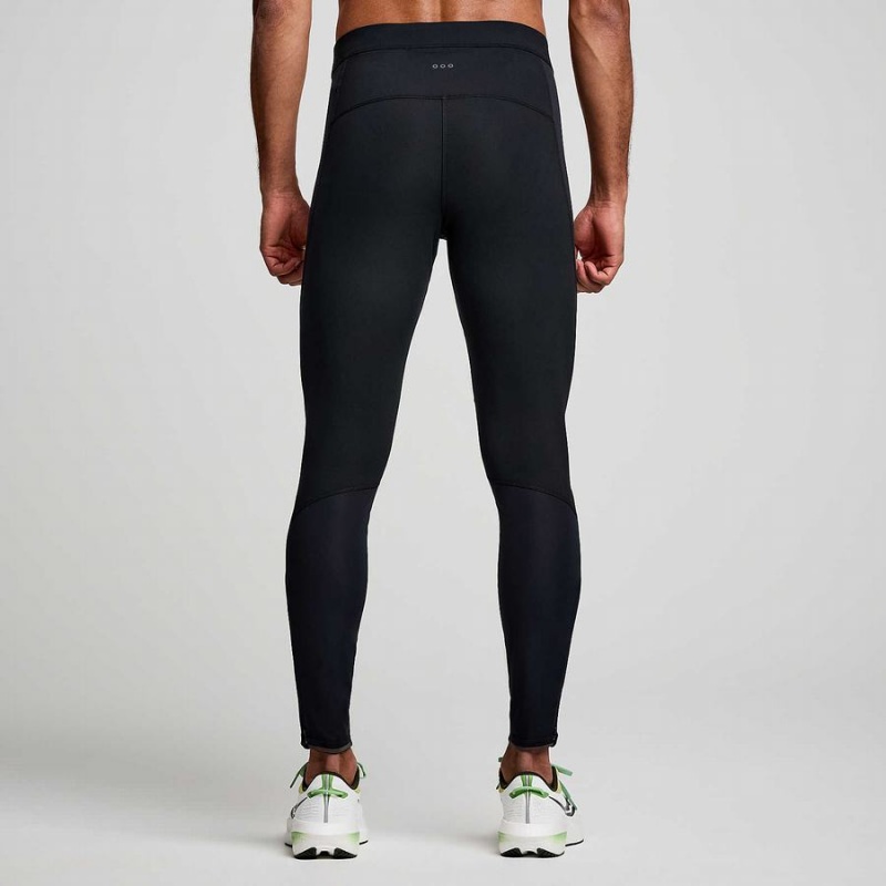 Black Saucony Runshield Men's Tight | Philippines S13654-F91