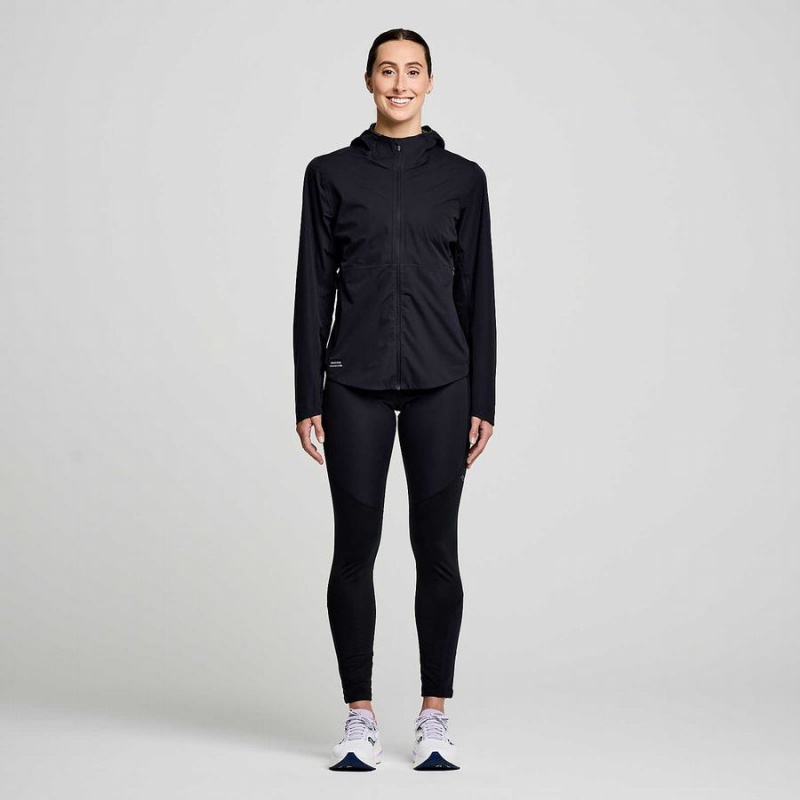 Black Saucony Runshield Women's Jackets | Philippines S49083-J16