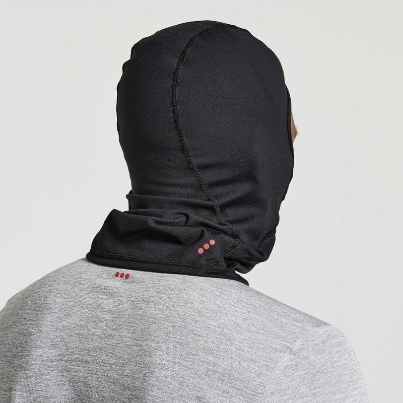 Black Saucony Solstice Balaclava Men's Headband | Philippines S25968-K09